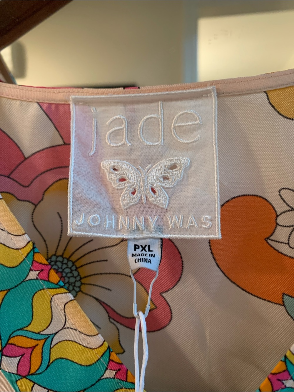 Johnny Was Jade Barbara Mini Dress Prismatic Dream in Pink, Teal & Orange NWT - Picture 2 of 9
